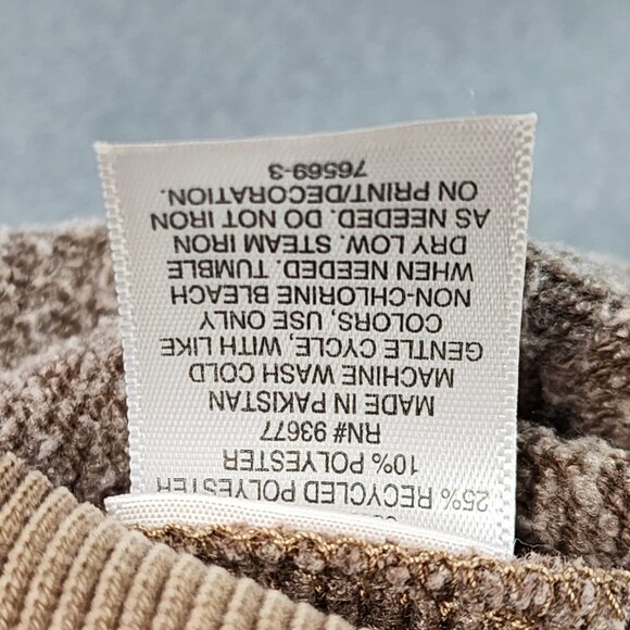 Vintage 90s Arizona Jean Co Sweatshirt Women's XS Brown Boho Music Floral - Picture 7 of 8